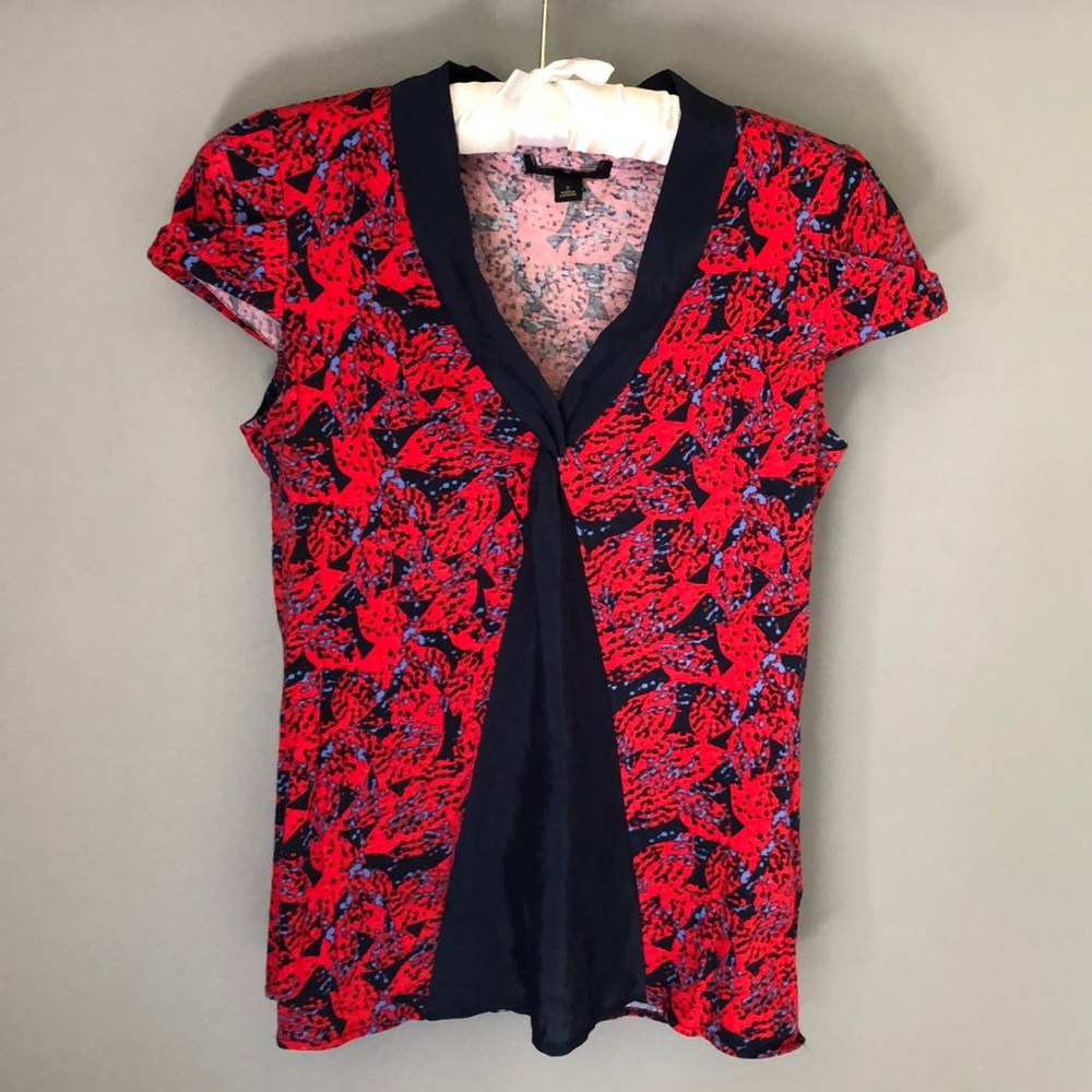 Cap-sleeve shirt